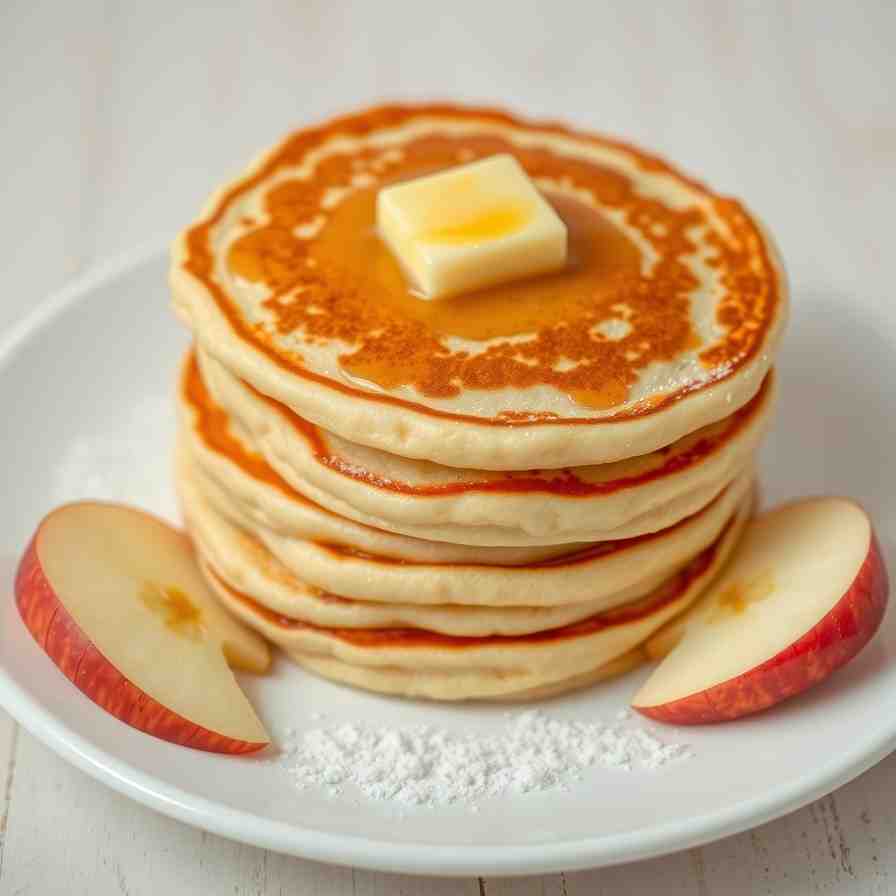 Fluffy Belarusian Apple Pancakes - Breakfast